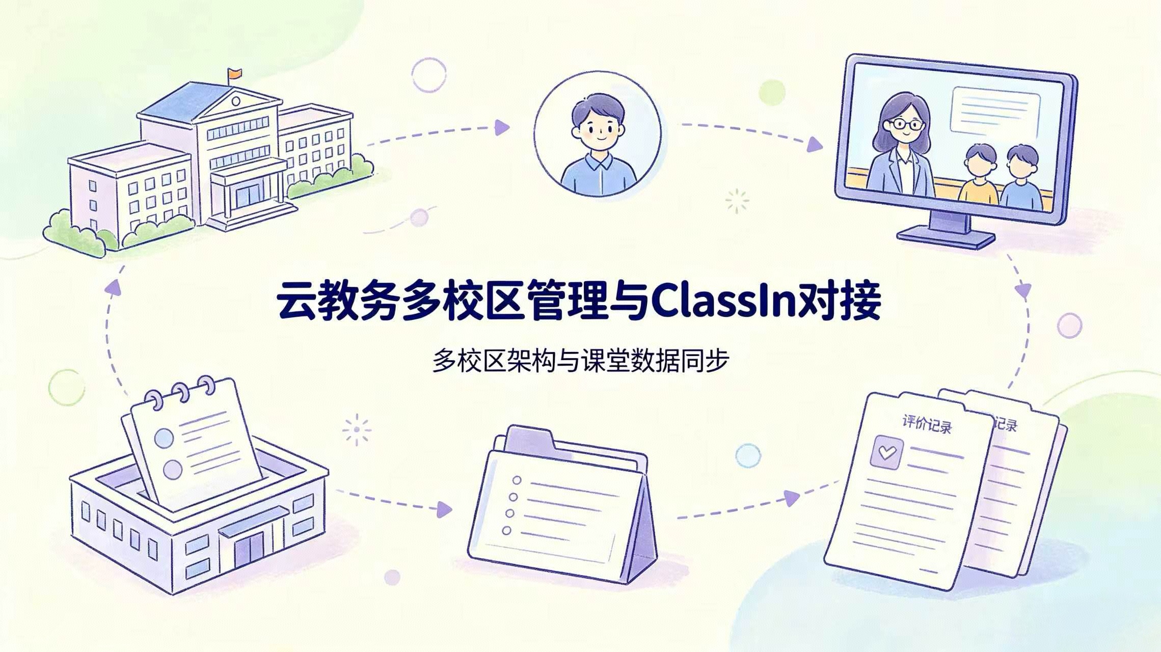云教务如何设计线上教学机构对接classin及多校区管理